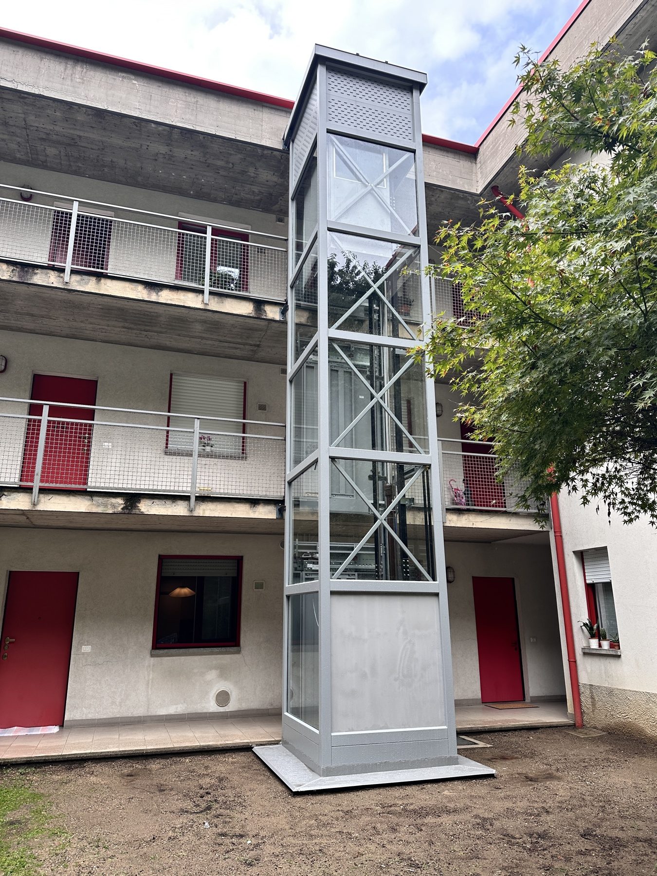Piattaforma elevatrice Eurolift in condominio